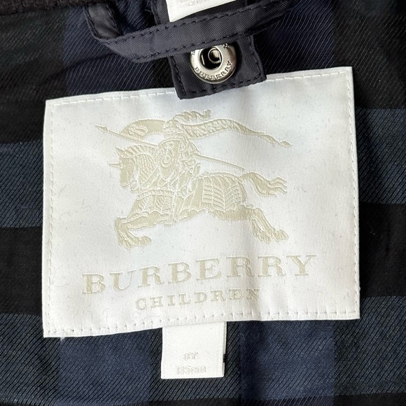 NWT Sz 8 BURBERRY 2-in-1 Wool Peacoat and puffy vest. - Picture 9 of 16